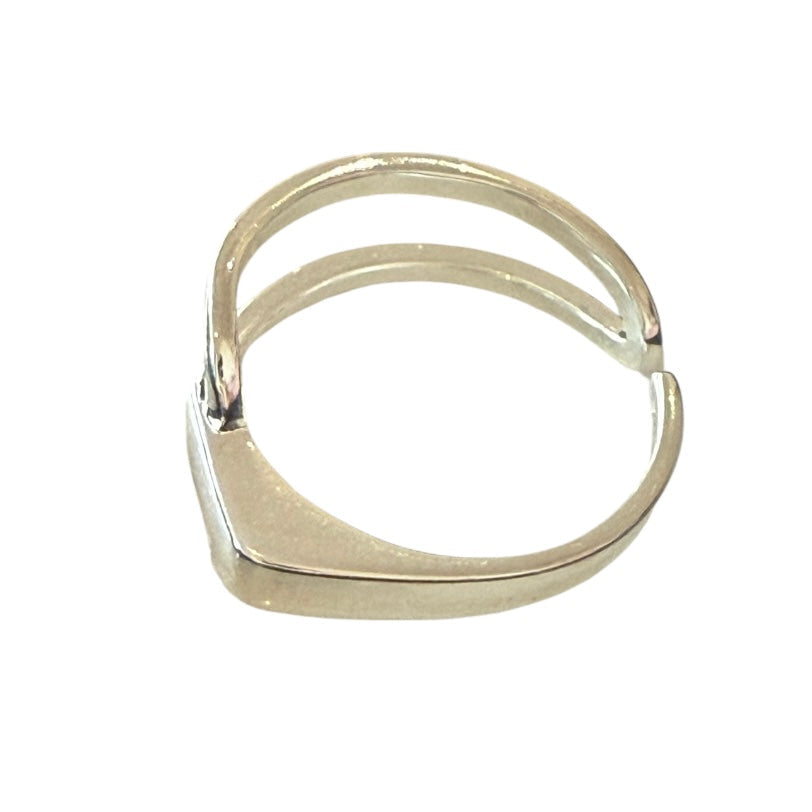 Imogen Esme Asymmetrical 925 Sterling Silver Ring