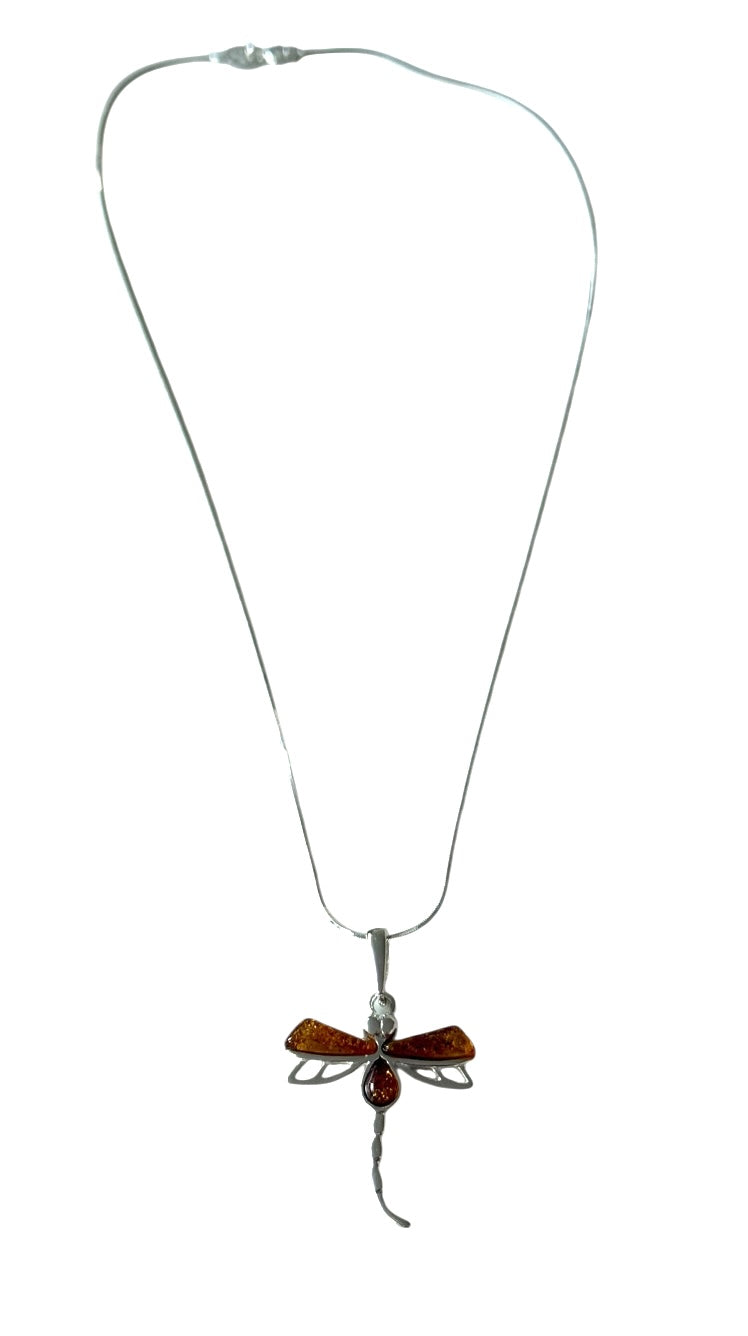 Baltic Amber 925 Sterling Silver Zosia Necklace