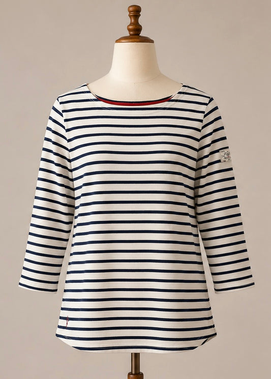Joules Harbour Breton Stripe Top | UK 14 | 100% Cotton