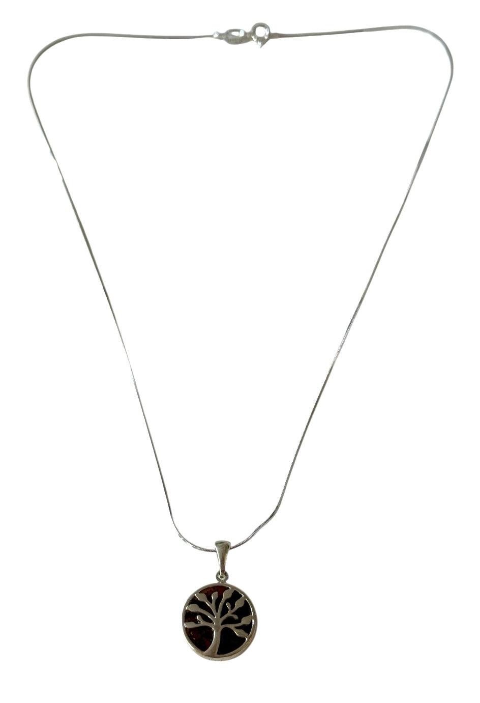 Baltic Amber 925 Sterling Silver Janka Necklace