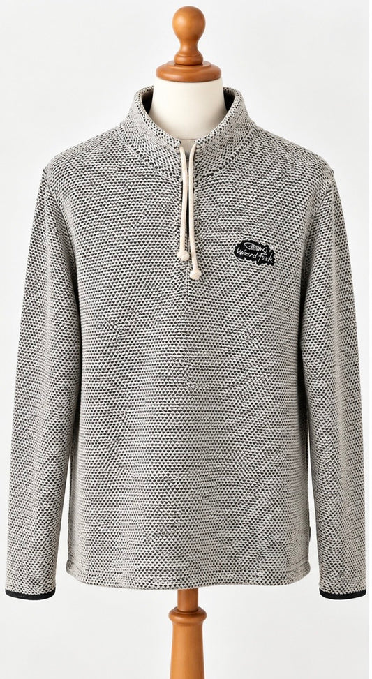 Weird Fish Macaroni ¼ Zip Pullover Sweatshirt | Size XL