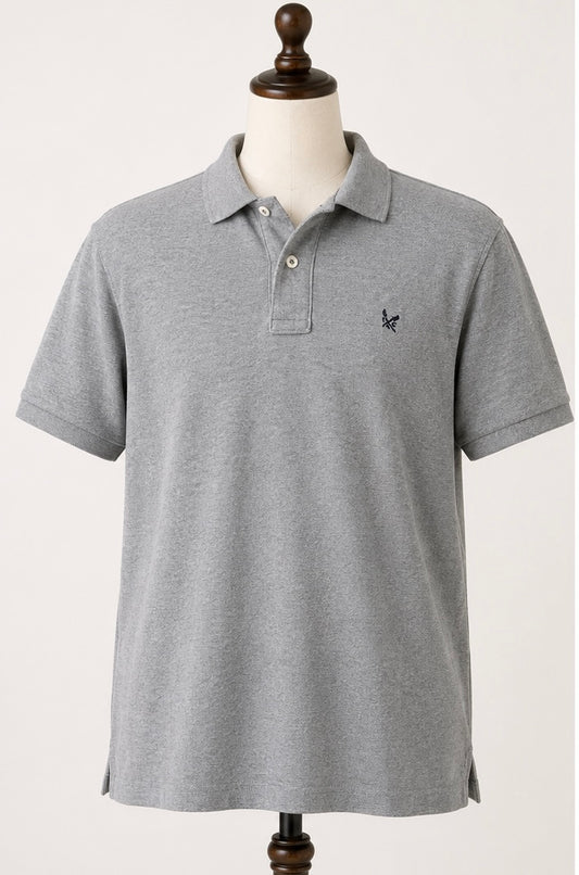 Crew Clothing Company Grey Polo Shirt | Size L