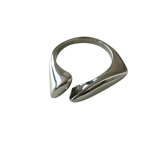 Stainless Steel Open Statement Ring