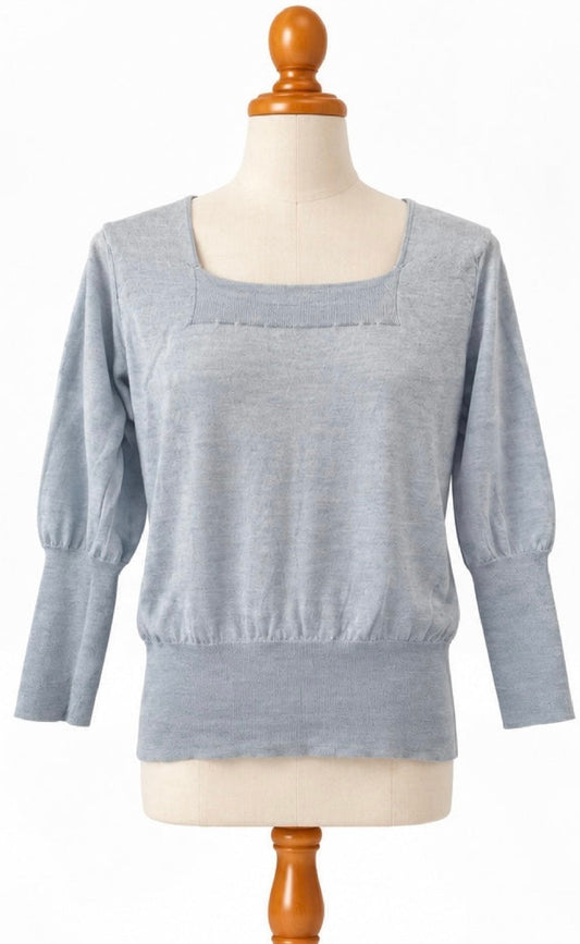 Charles Tyrwhitt Light Blue Merino Wool Jumper | Ladies’ M