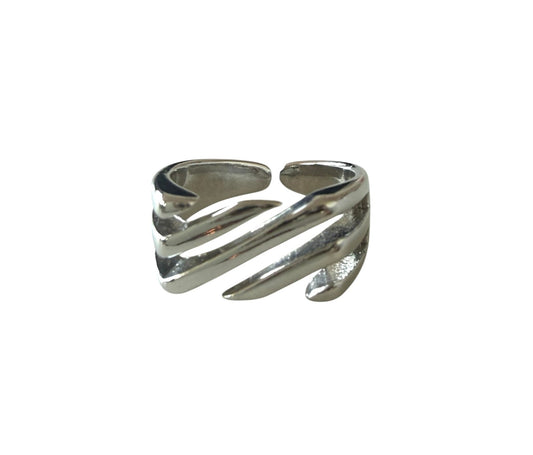 925 Sterling Silver Adjustable Wrap Ring