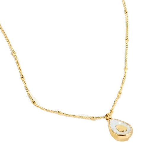 18K Gold Plated Teardrop Pendant Necklace