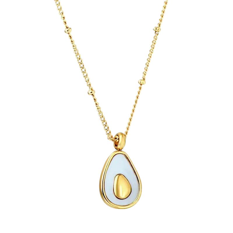 18K Gold Plated Teardrop Pendant Necklace