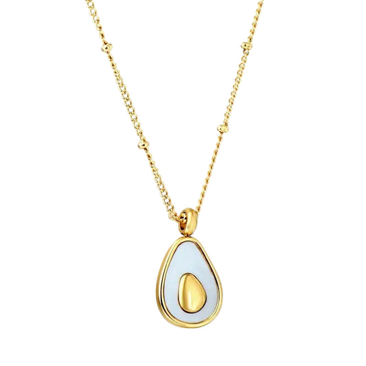 18K Gold Plated Teardrop Pendant Necklace