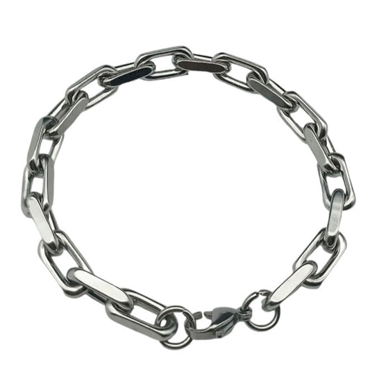 Cillian Rian Stainless Steel Cuban Link Chain Bracelet