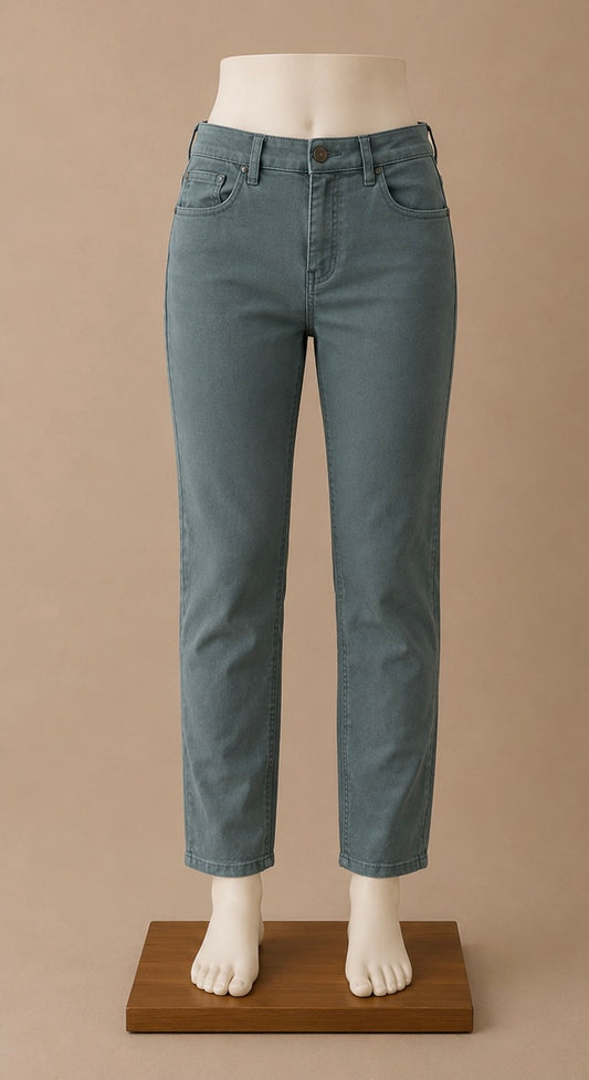 FatFace Skye Skinny Women’s Deep Teal Jeans | UK 12 Regular | Stretch