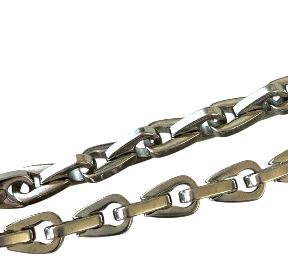 Men’s Stainless Steel Angular Link Bracelet