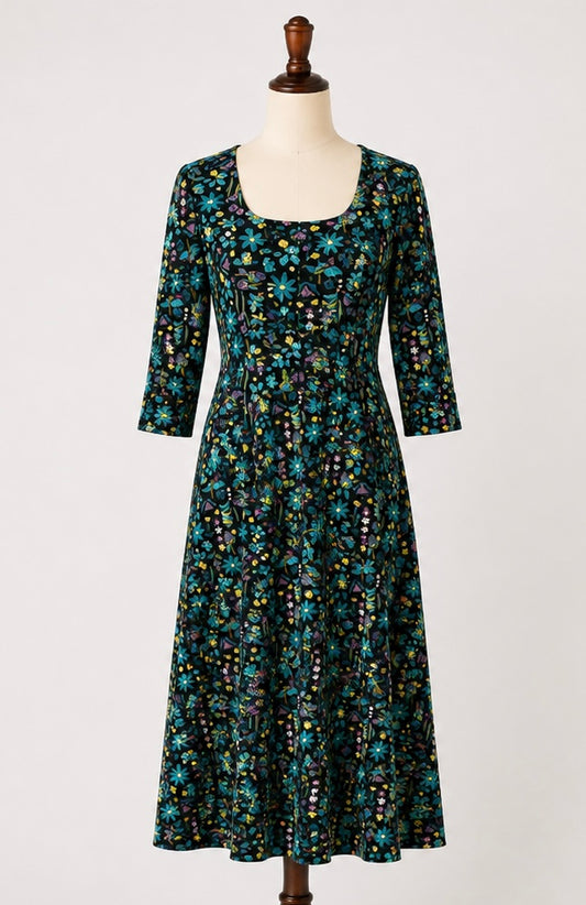 Seasalt Cornwall Waterfront Organic Cotton Dress | Size 14 Tall