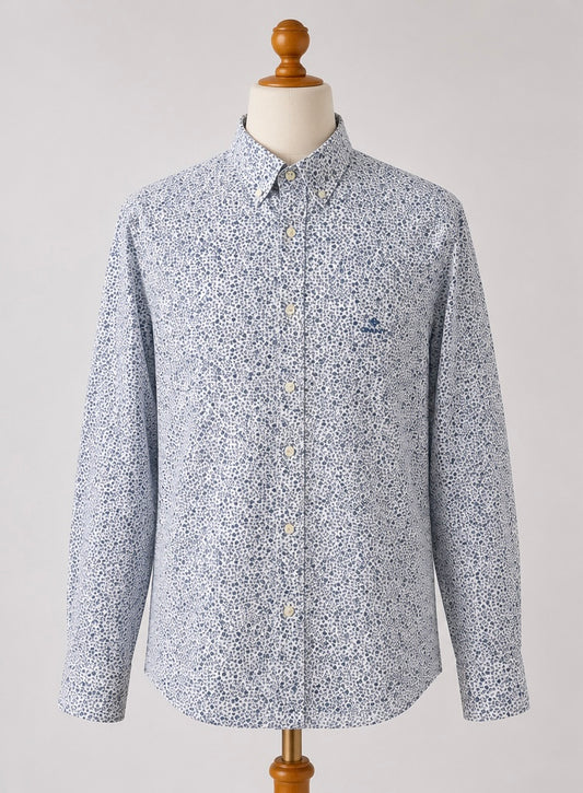 GANT Regular Fit Floral Print Shirt | Medium (39/40) | 100% Cotton