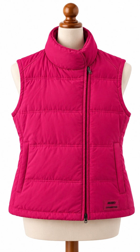 Musto Symmetric Padded Gilet | Size 14 | Bright Pink