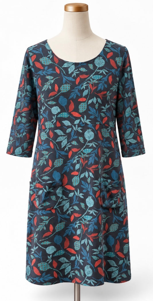 Weird Fish Women’s Cotton Botanical Print Dress | Size 14