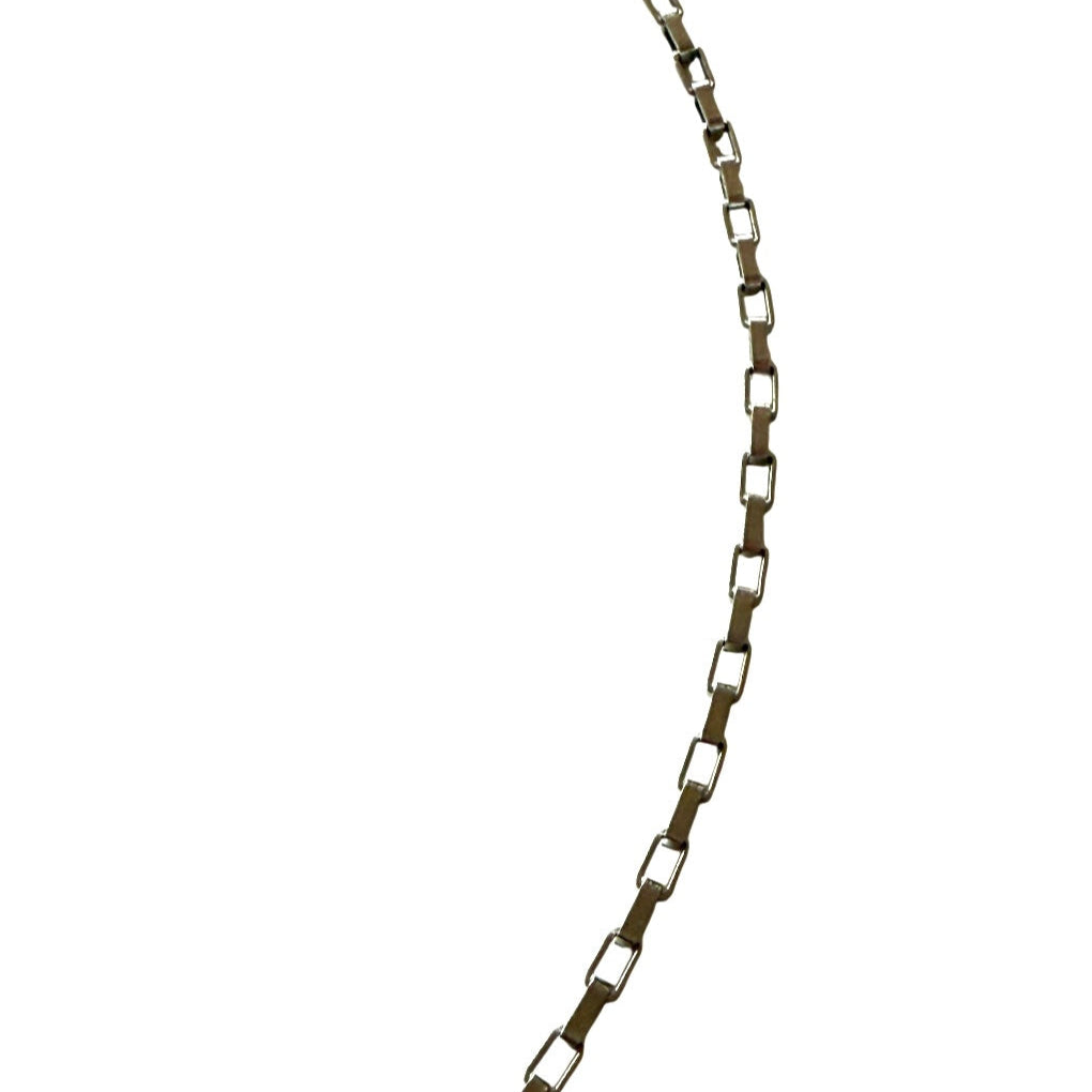 Jacob Thomas Box Chain Titanium Steel Necklace