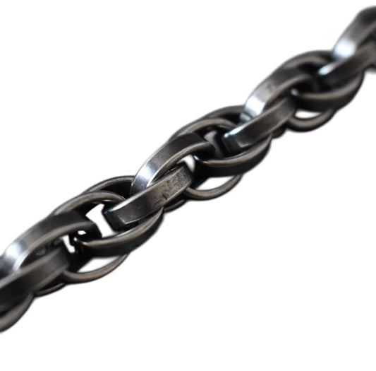 Gunmetal Stainless Steel Stealth Chain Bracelet